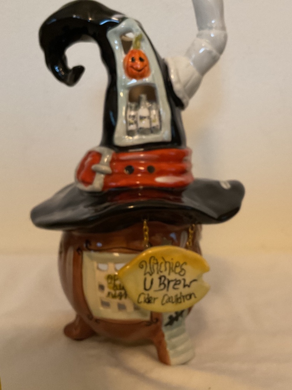 Blue Sky Halloween Tea Light House